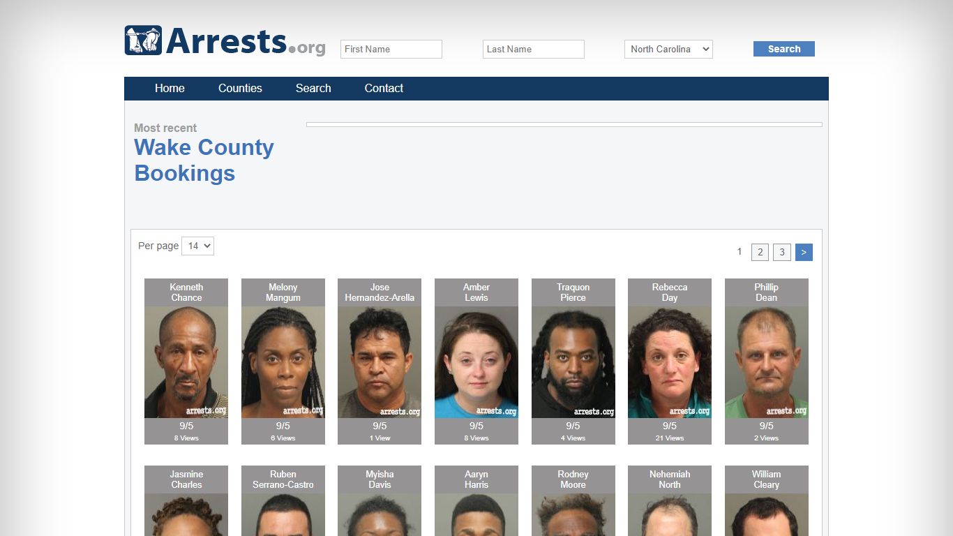 Wake County Arrests and Inmate Search