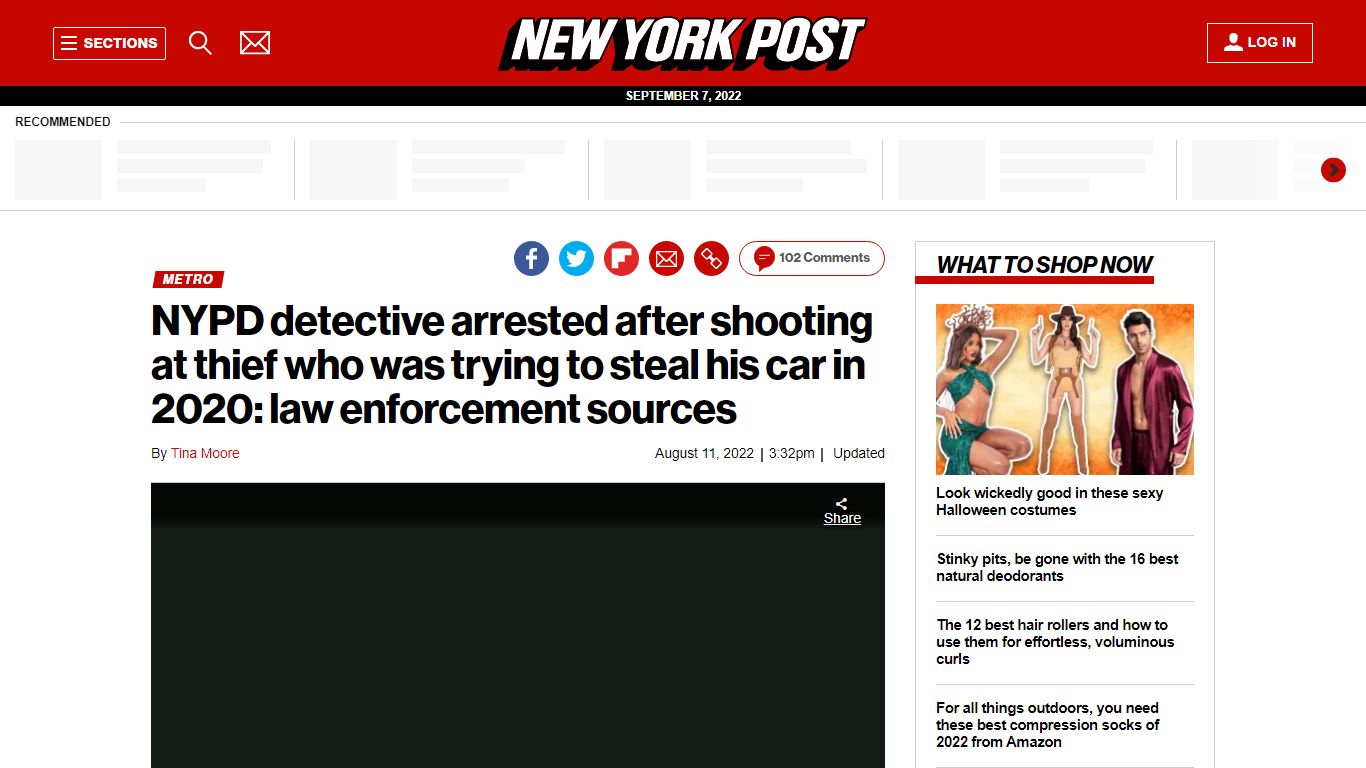 NYPD detective arrested after shooting at thief who was trying to steal ...